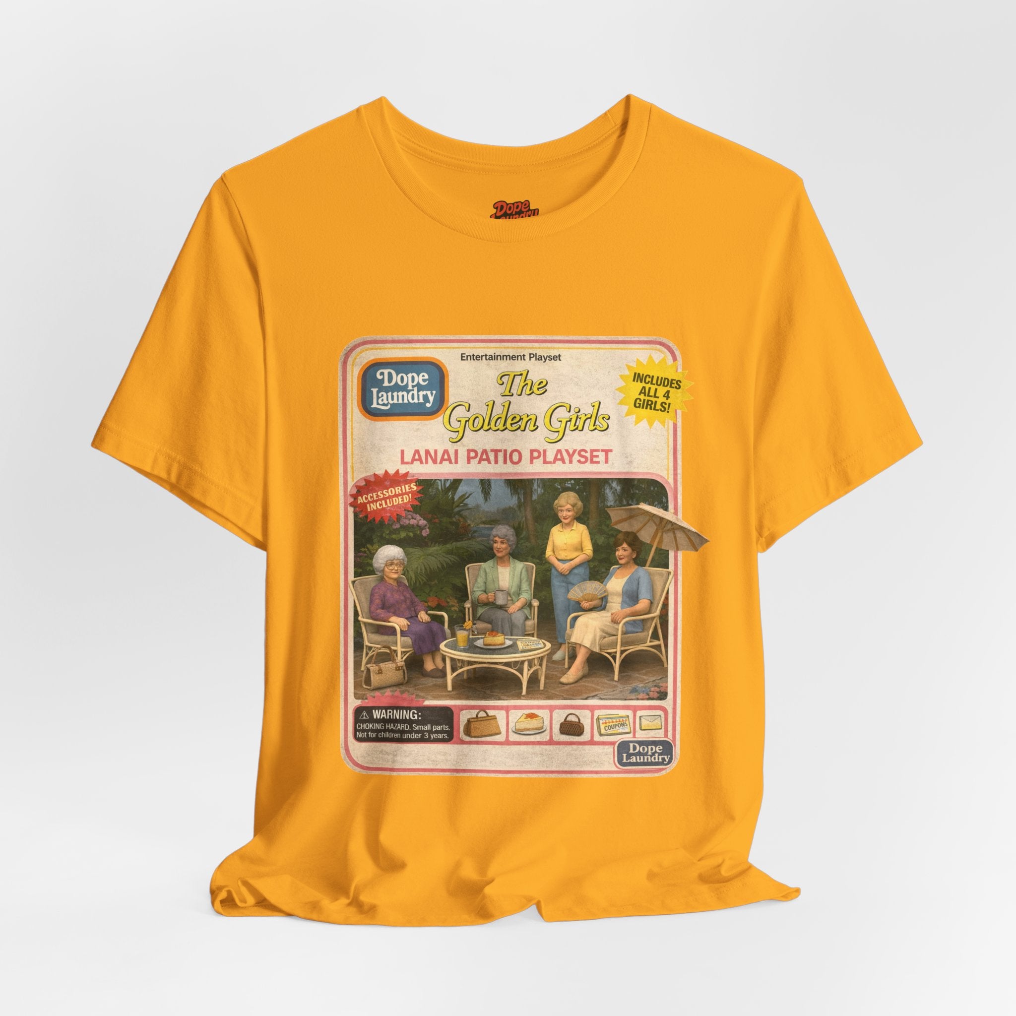 Golden Girls 'Lanai Patio Playset' Vintage TV Graphic Tee