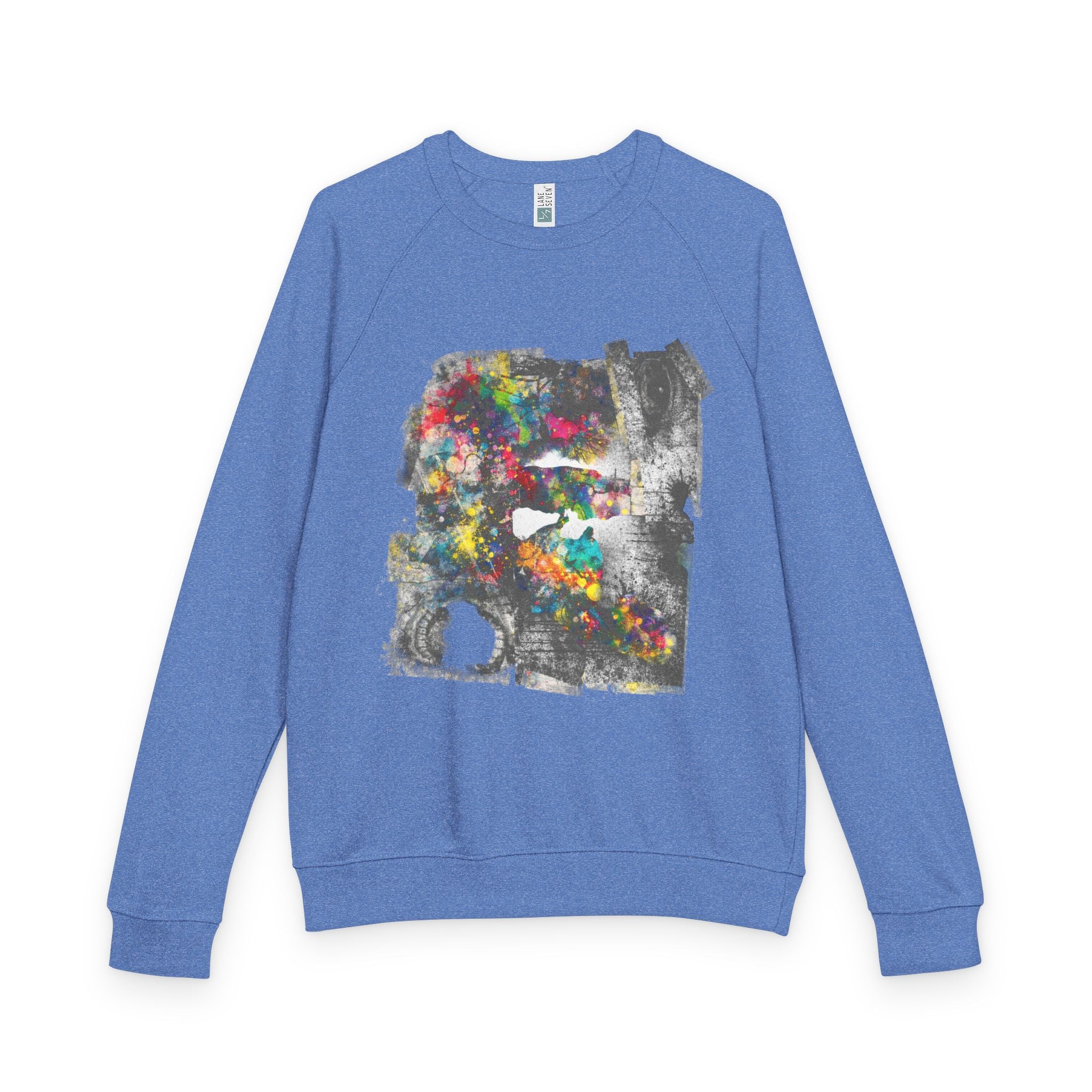 Splatterpaint Raglan Crewneck Sweatshirt