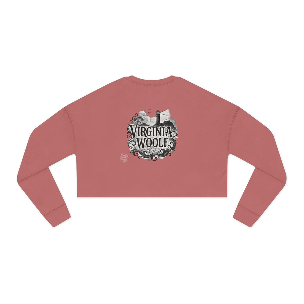 Virginia Woolf - "I have had my vision" Cropped Sweatshirt