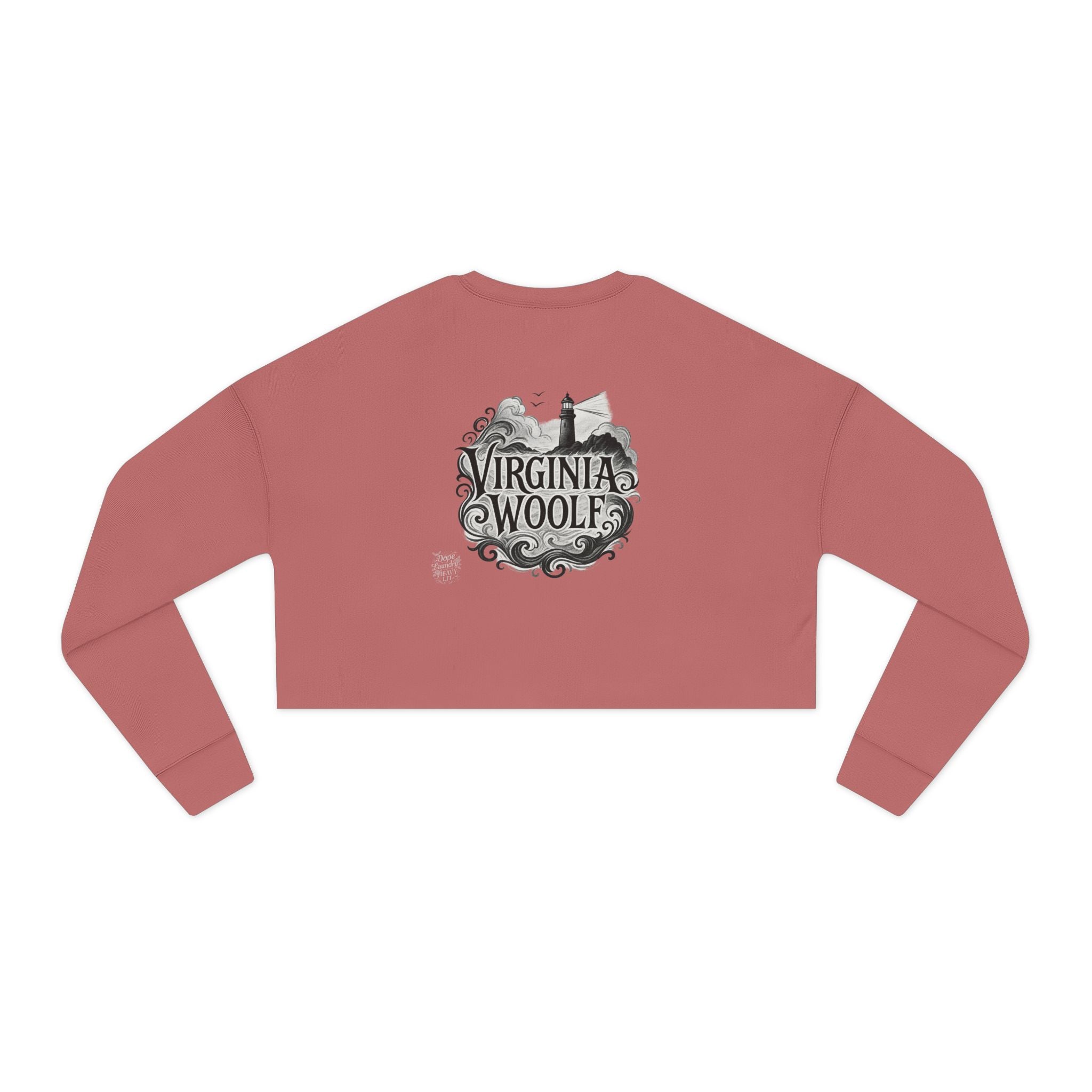 Virginia Woolf - "I have had my vision" Cropped Sweatshirt