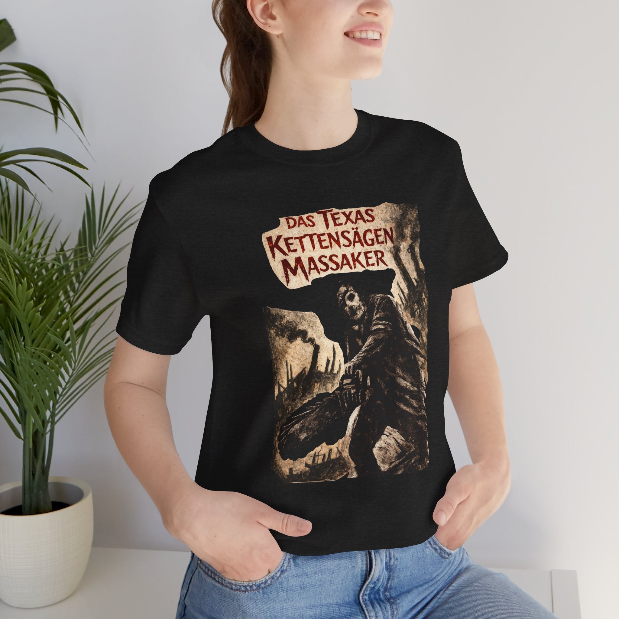 Texas Chainsaw Massacre Vintage Tee — German Expressionist Horror Shirt
