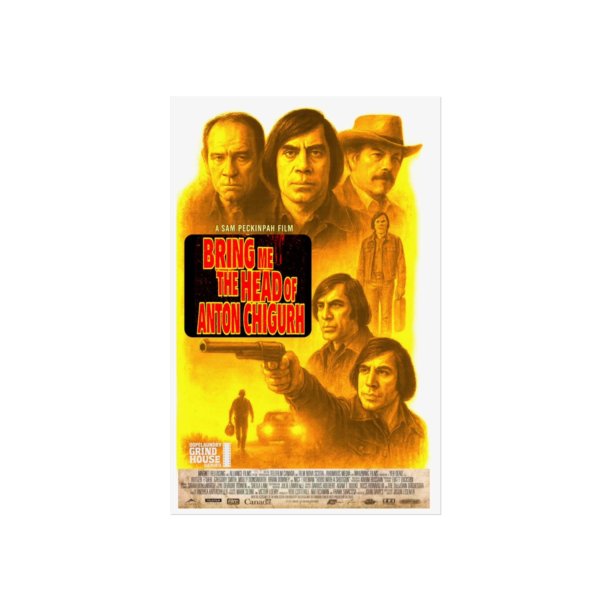Art Print - 'Bring me the Head of Anton Chigurh' - Unique Gift for Film Lovers