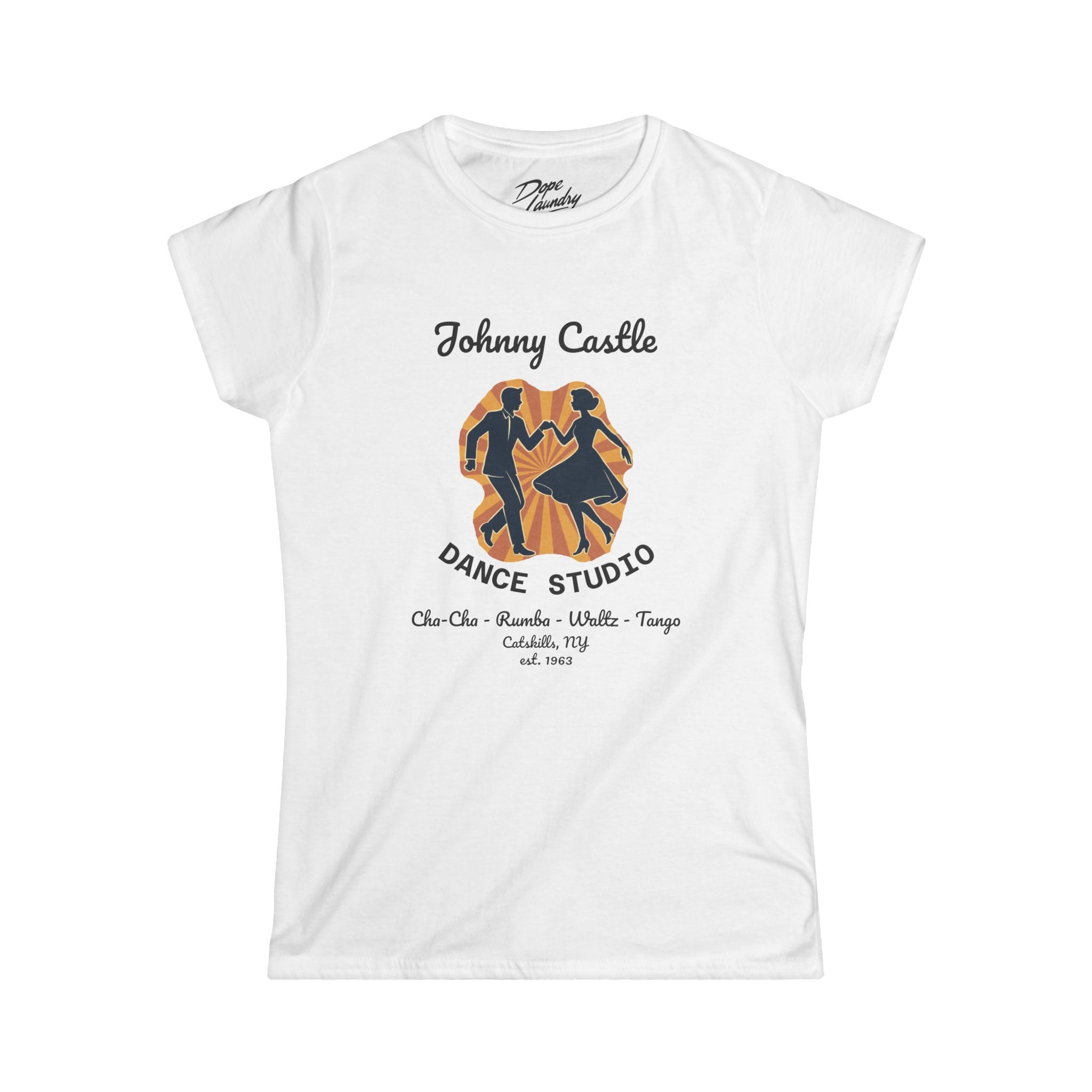 Johnny Castle Dance Studio - Women's Graphic Tee - (Movie Parody)