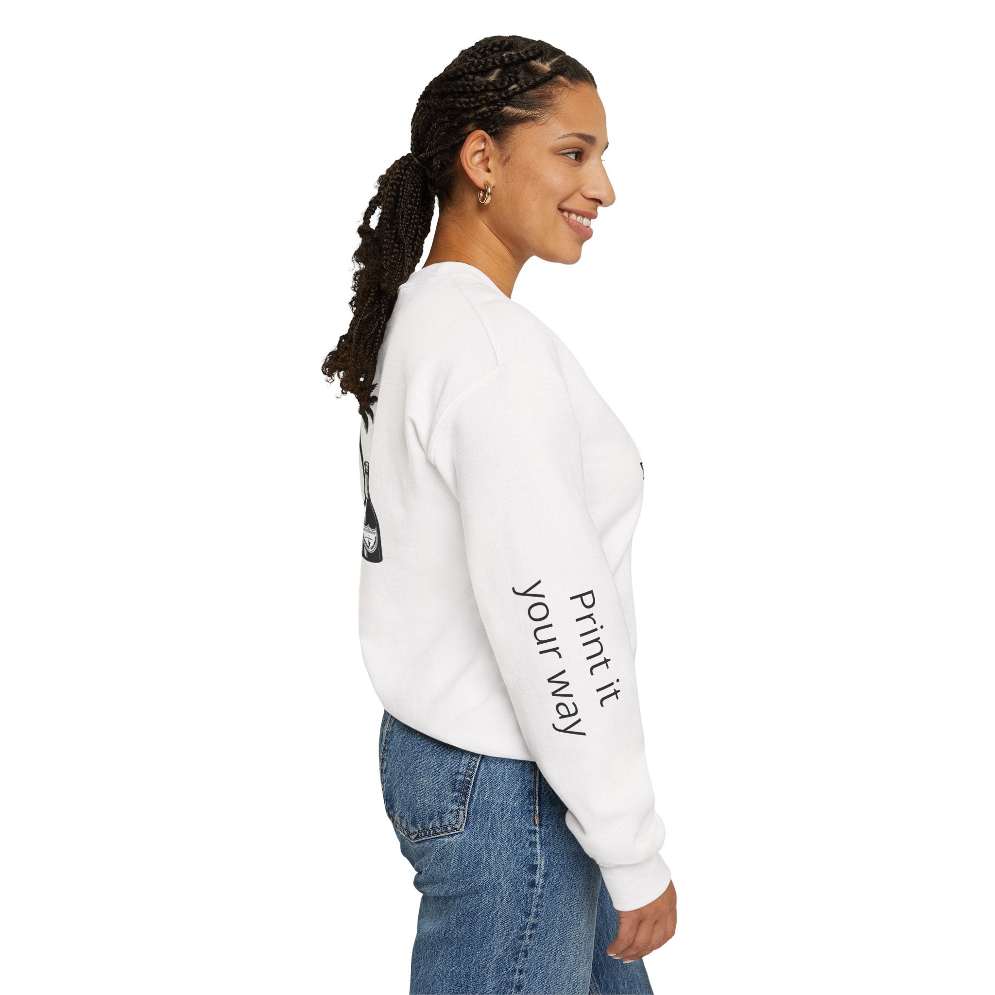 Custom 50th Birthday Crewneck Sweatshirt – Personalized "Your Name's 50th Birthday Crew" Design