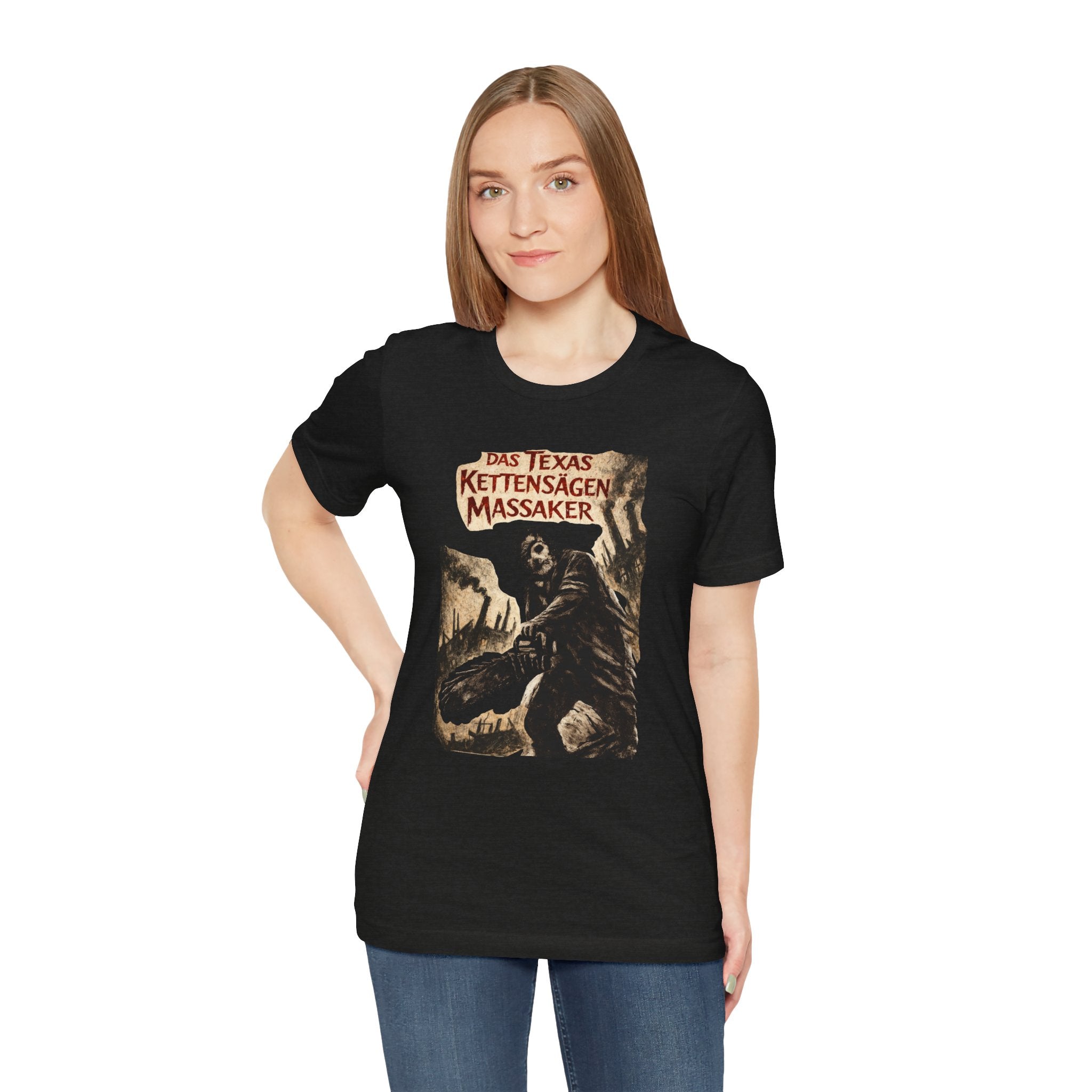 Texas Chainsaw Massacre Vintage Tee — German Expressionist Horror Shirt