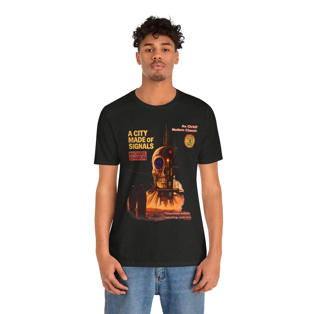 Michael Chabon - Sci-fi Book Cover (variant) - Vintage Graphic T-Shirt