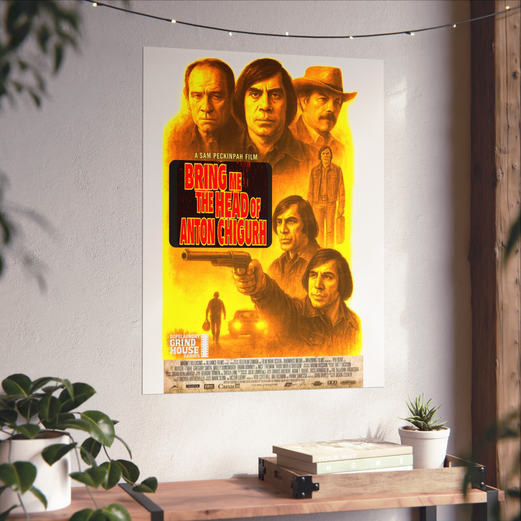 Art Print - 'Bring me the Head of Anton Chigurh' - Unique Gift for Film Lovers