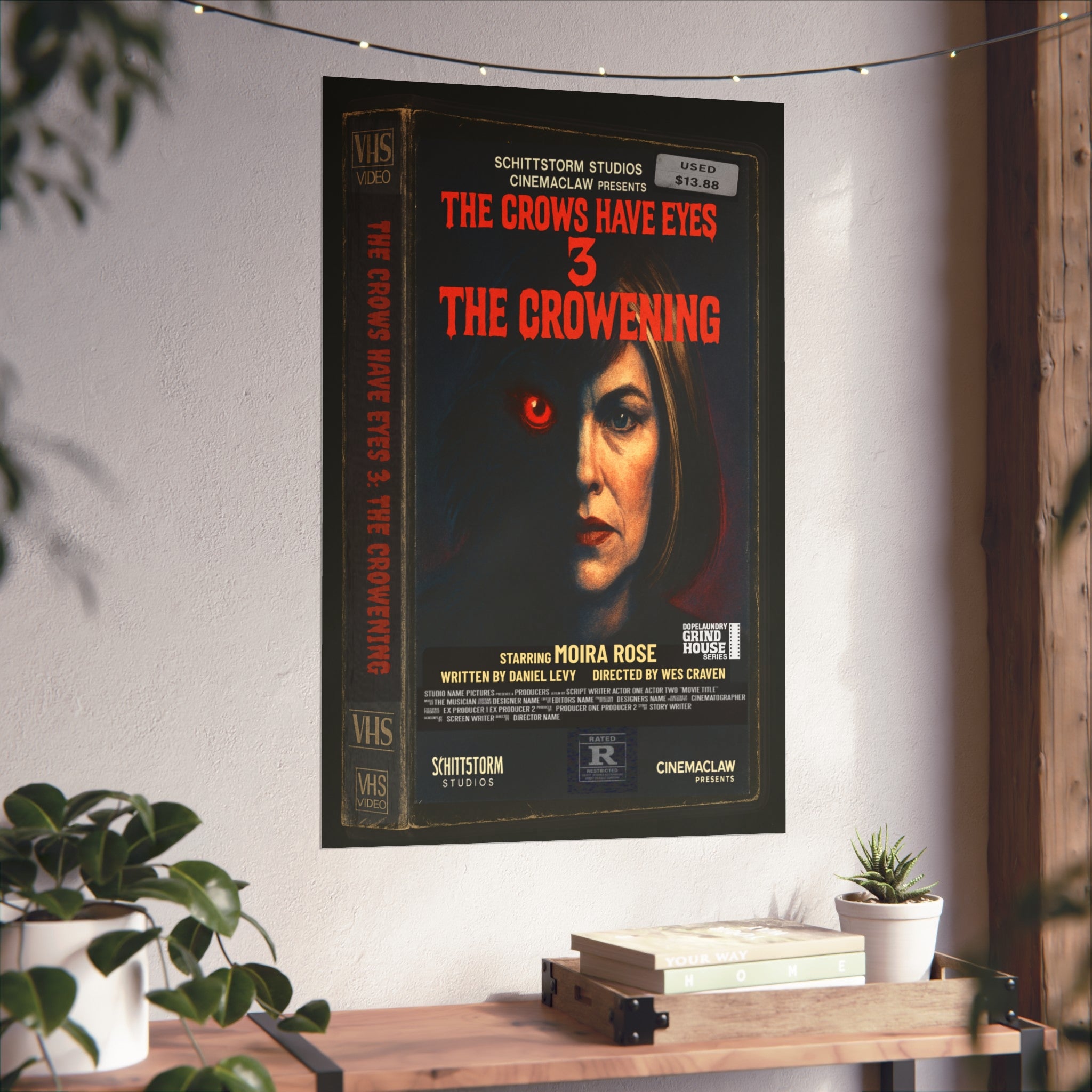 The Crows Have Eyes 3: The Crowening - Schitt's Creek Inspired Grind House Poster