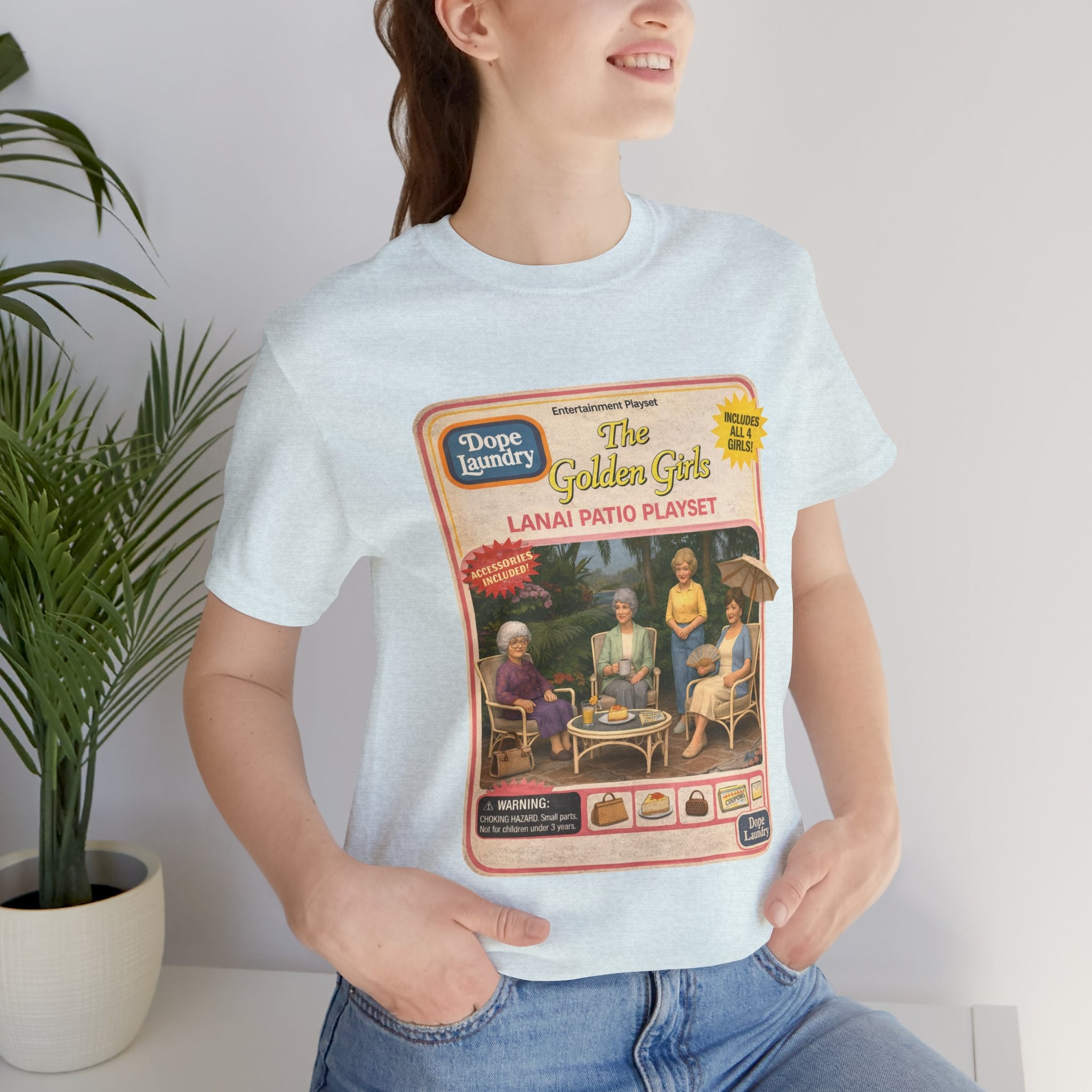 Golden Girls 'Lanai Patio Playset' Vintage TV Graphic Tee