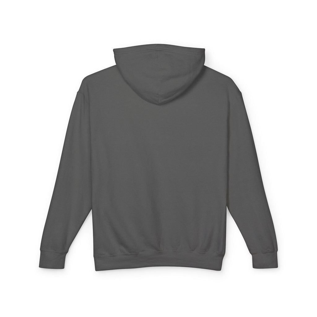 Vintage Newspaper Graphic Hoodie — "cold silence has a tendency to atrophy"