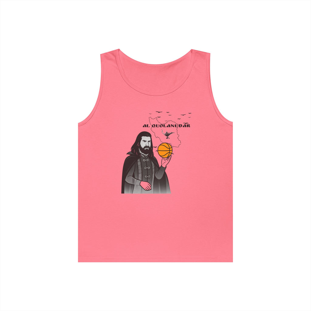Nandor Al Quolanudar Basketball tank top (What we do in the shadows) - (2 sided) Unisex Heavy Cotton Tank Top