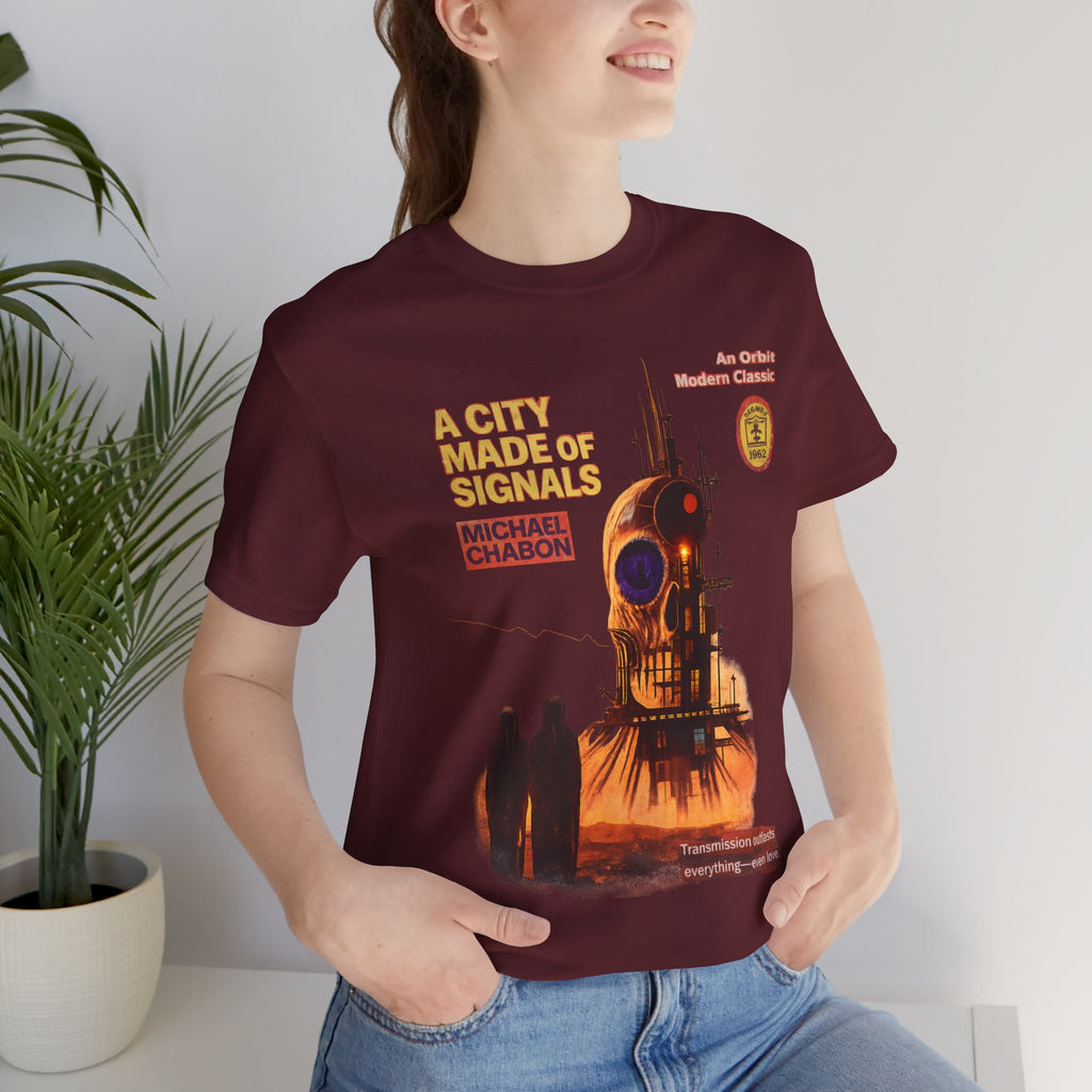 Michael Chabon - Sci-fi Book Cover (variant) - Vintage Graphic T-Shirt