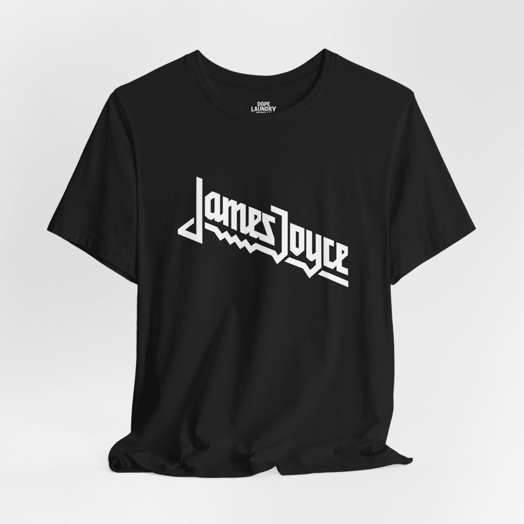 James Joyce "Heavy Lit" Graphic T-Shirt (white ink variant) — Literary Book Lover Tee