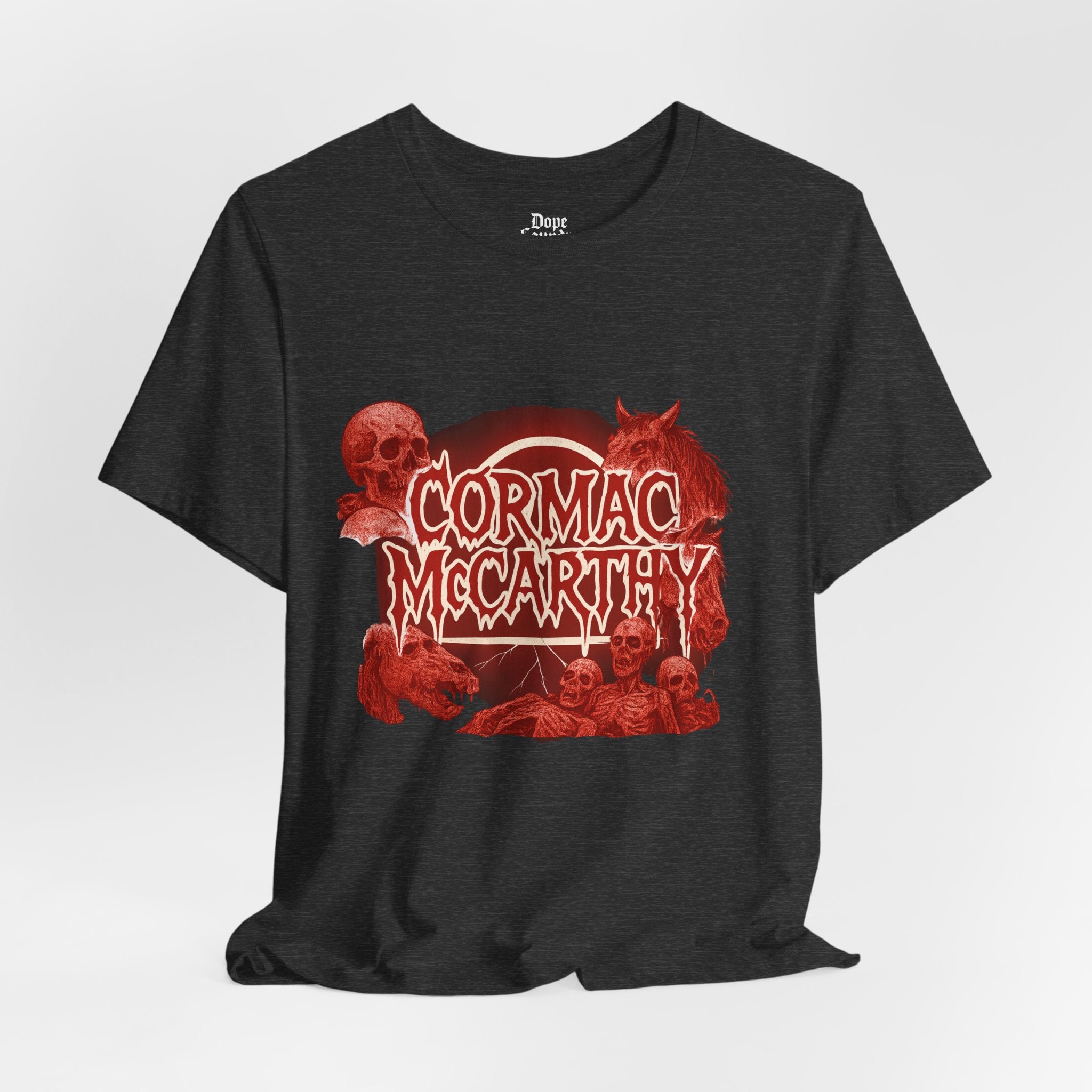 Cormac McCarthy Death Metal Tee — Band-Style Graphic T-Shirt