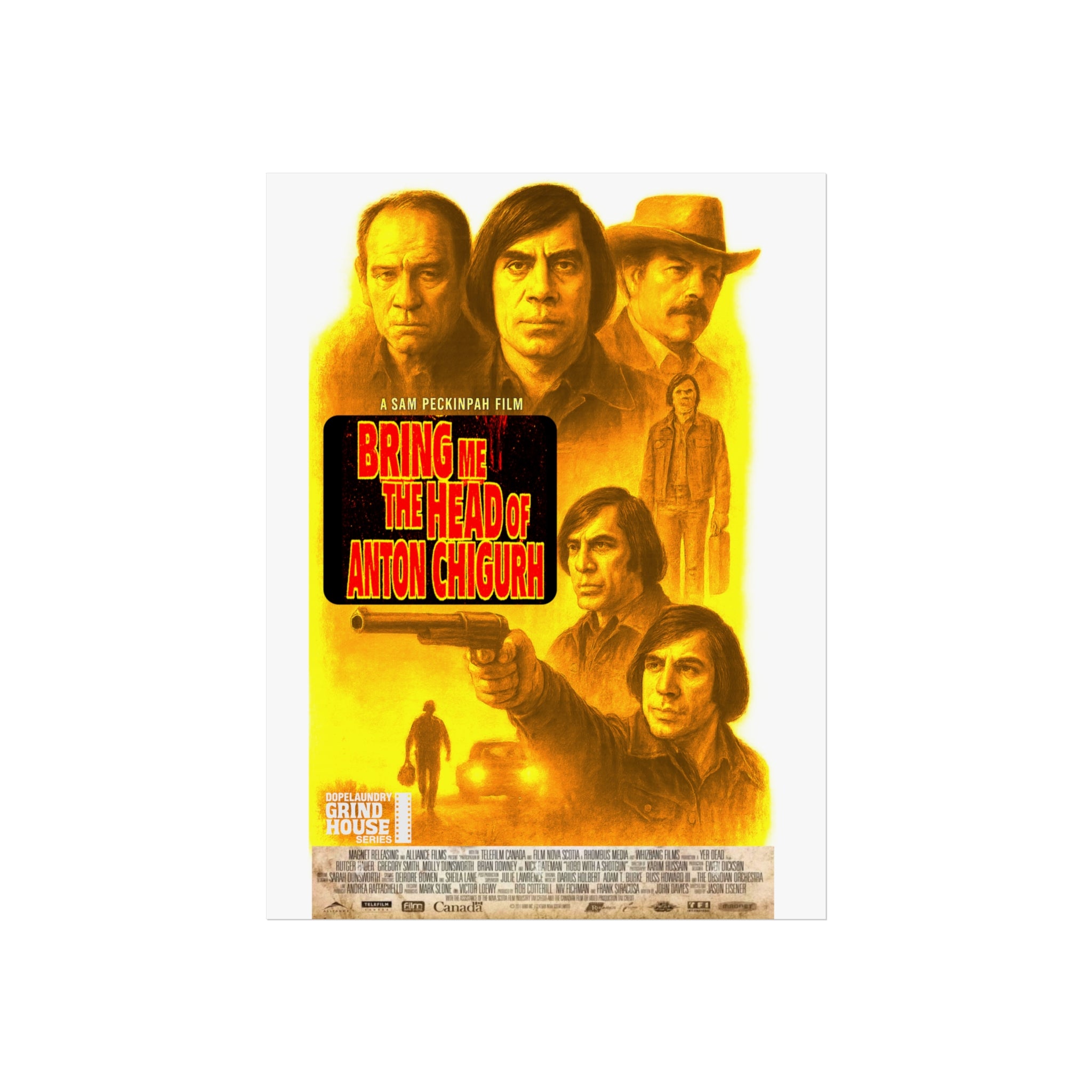 Art Print - 'Bring me the Head of Anton Chigurh' - Unique Gift for Film Lovers