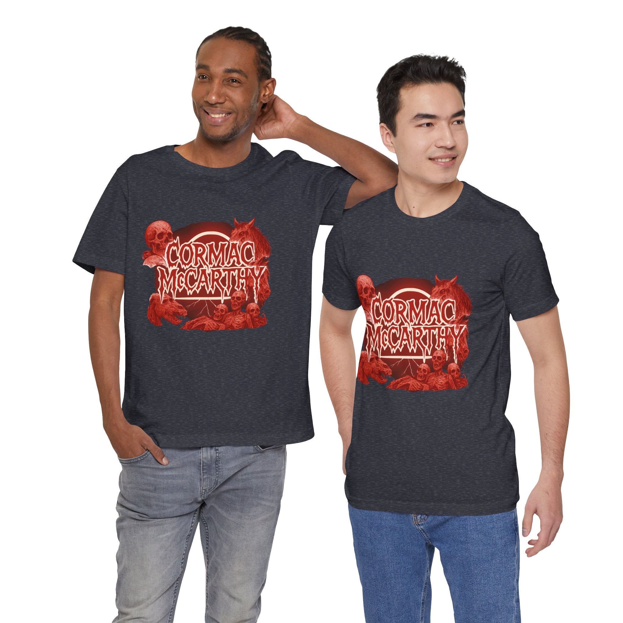 Cormac McCarthy Death Metal Tee — Band-Style Graphic T-Shirt