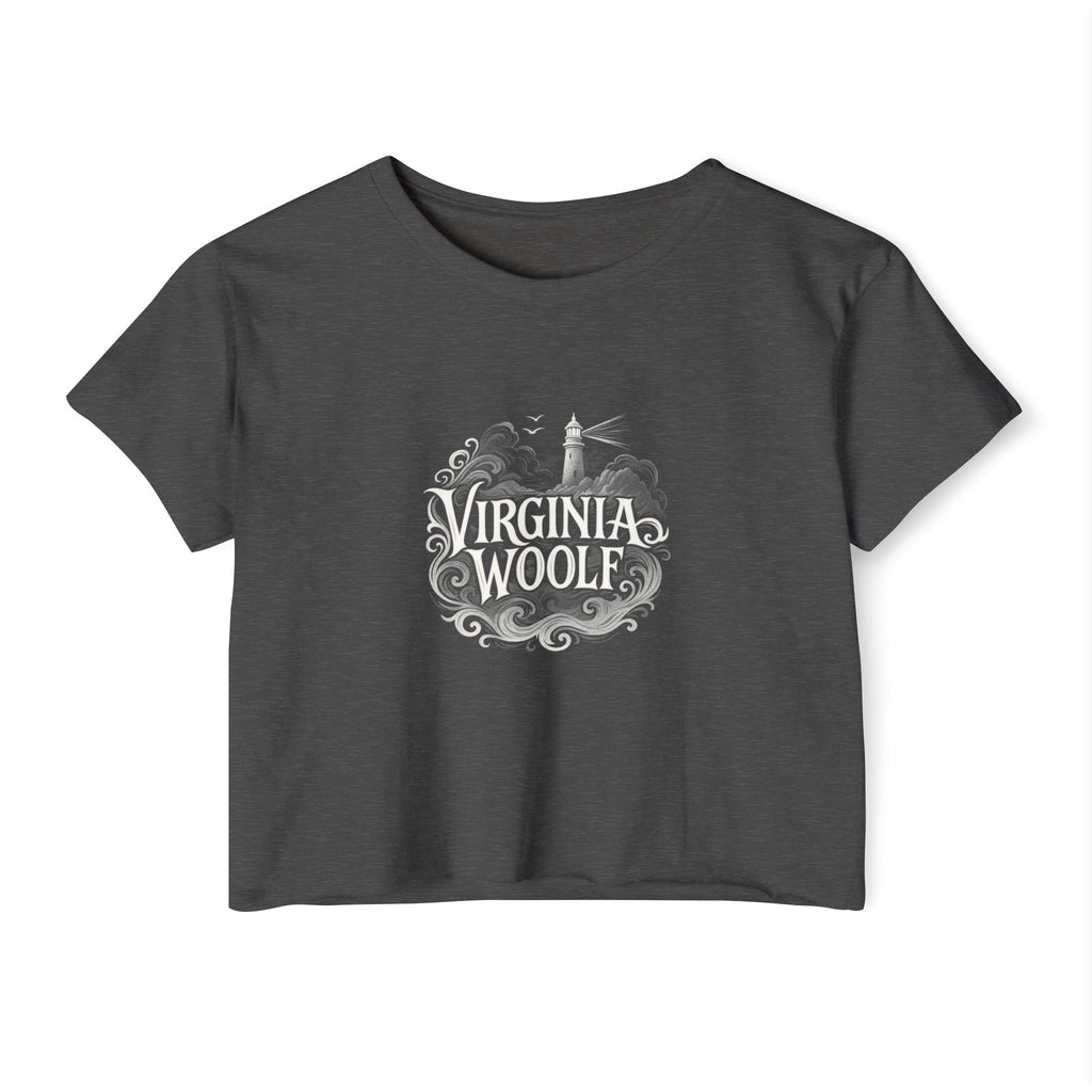 Virginia Woolf Nautical Festival Crop Top — Women's Literary Graphic