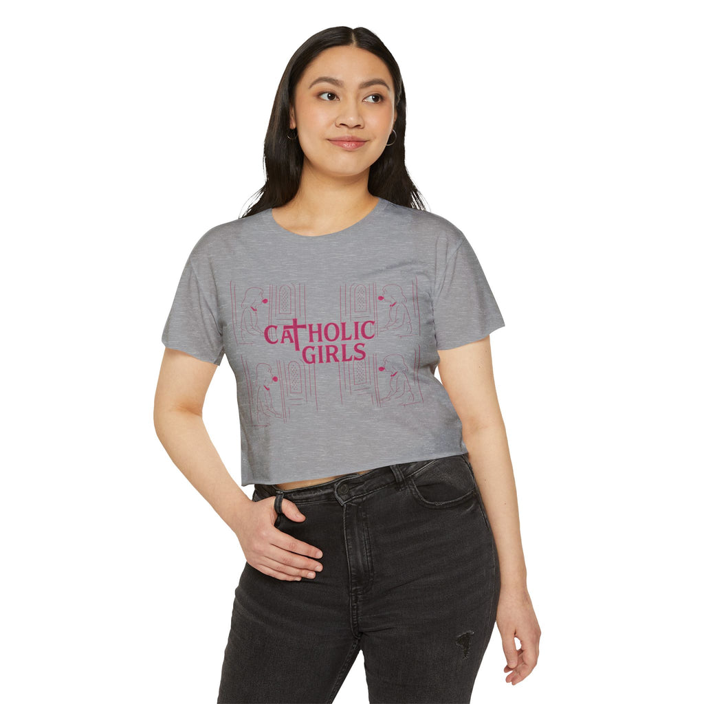 Frank Zappa "Catholic Girls" Festival Crop Top — Women's Graphic Crop Top