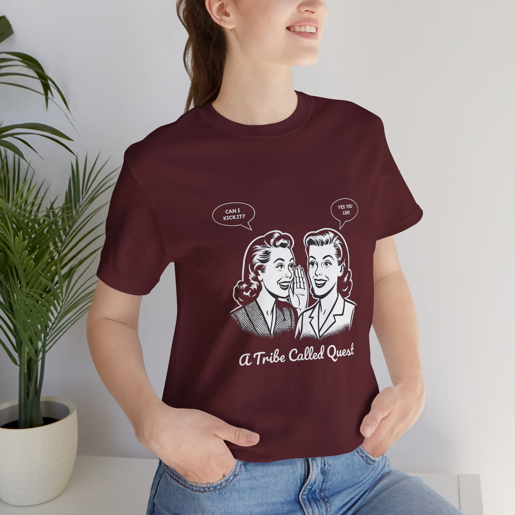 Can I Kick It? vintage 50s Housewife - hip-hop tribute (Unisex Tee)