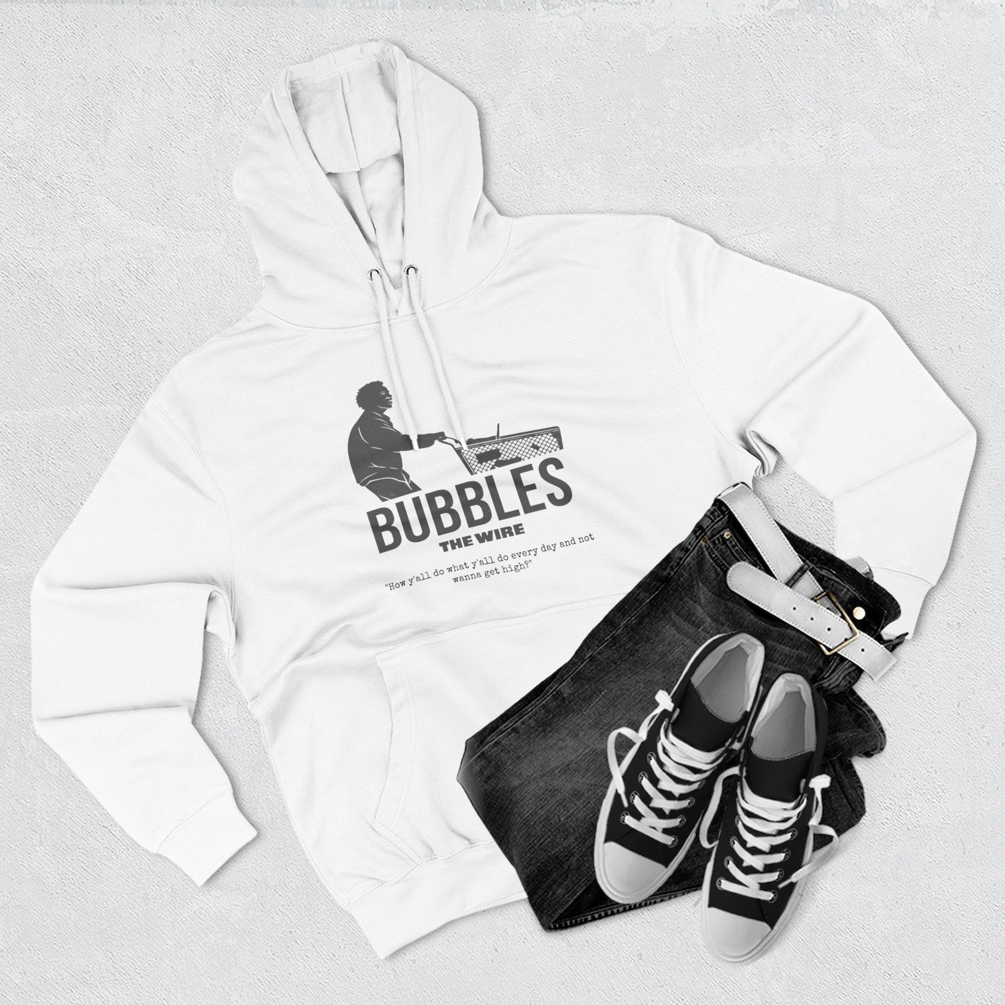 Bubbles 'How y'all do what you do' Fleece Hoodie (The Wire)- Street-wear, Casual Fashion