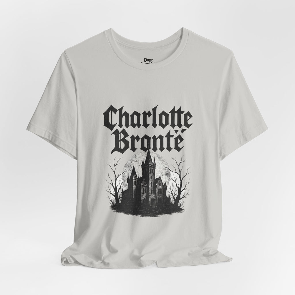 Charlotte Brontë Vintage Heavy Metal Graphic Tee (black ink variant)