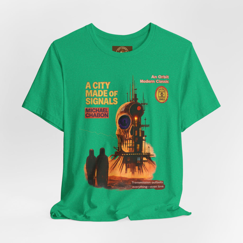 Michael Chabon - Sci-fi Book Cover (variant) - Vintage Graphic T-Shirt