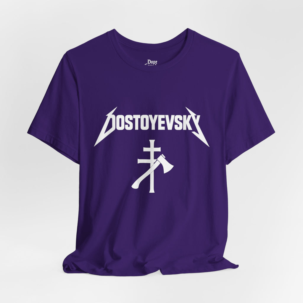 Dostoyevsky “Heavy Lit” (white ink variant) Vintage Graphic T-Shirt