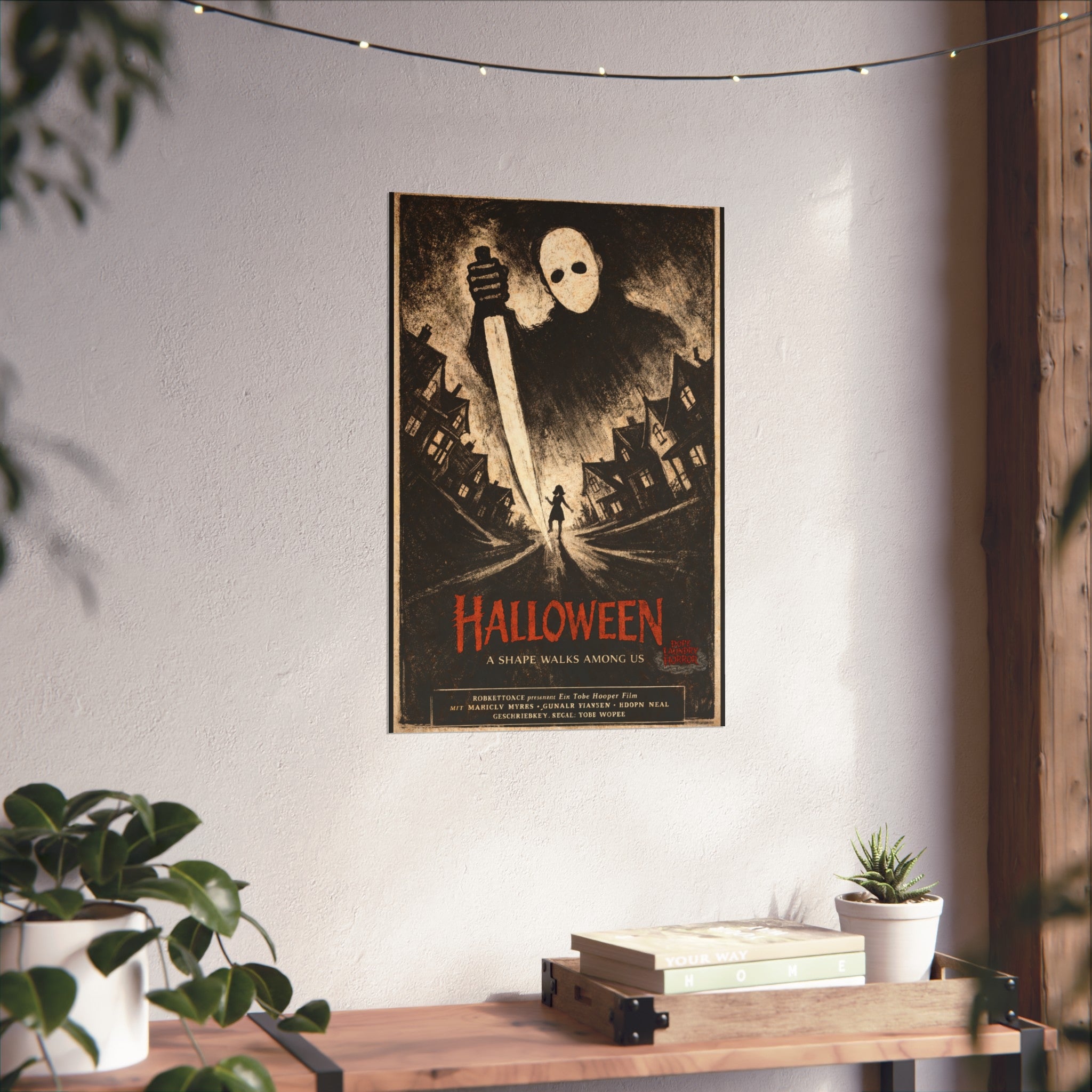Halloween - German Expressionist Vintage Horror Poster (Fine Art Poster)
