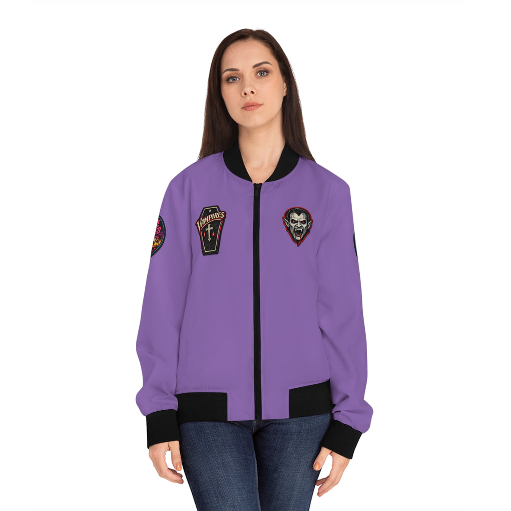 Dracula Castle 80s-Inspired Bomber Jacket