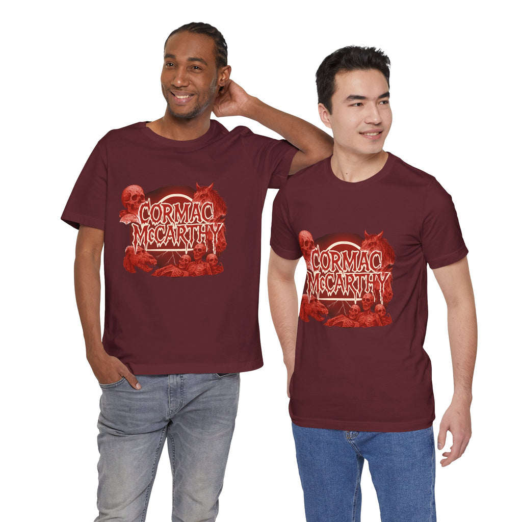 Cormac McCarthy Death Metal Tee — Band-Style Graphic T-Shirt