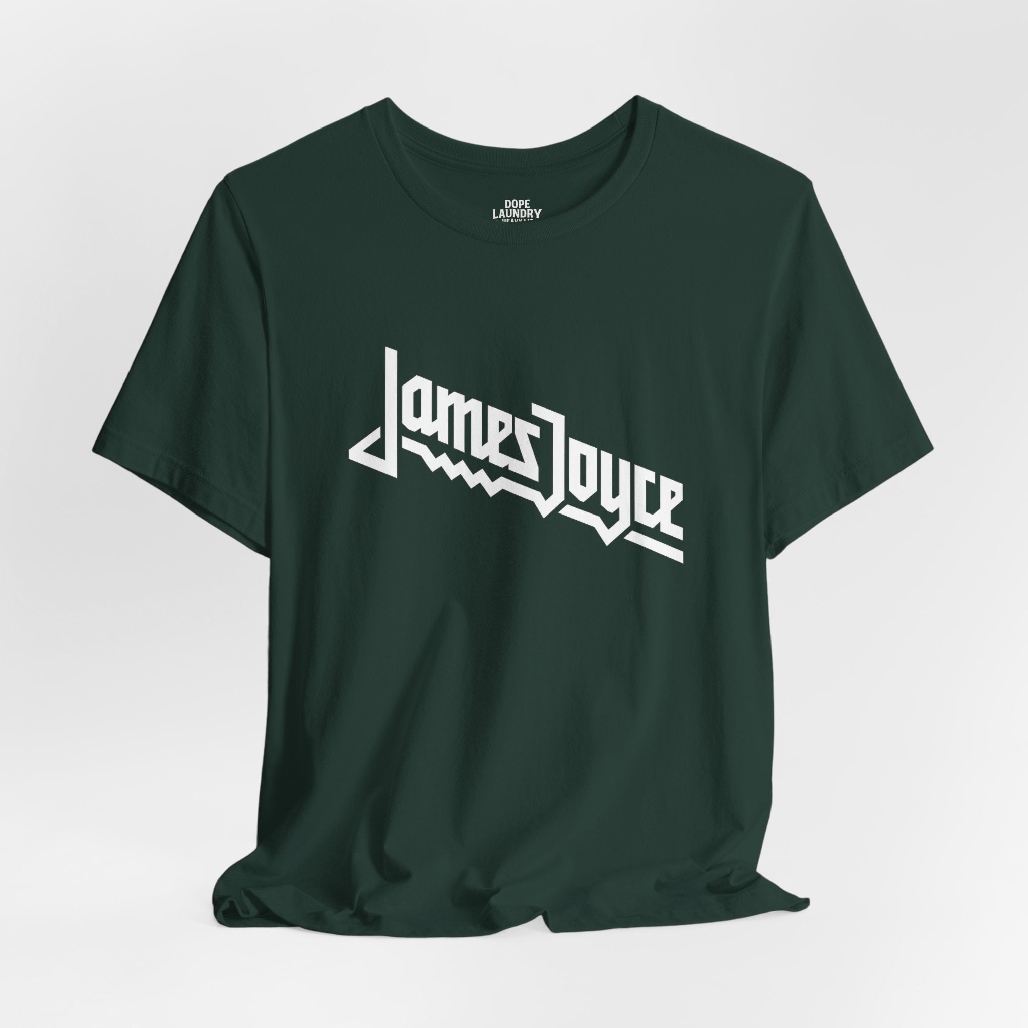 James Joyce "Heavy Lit" Graphic T-Shirt (white ink variant) — Literary Book Lover Tee