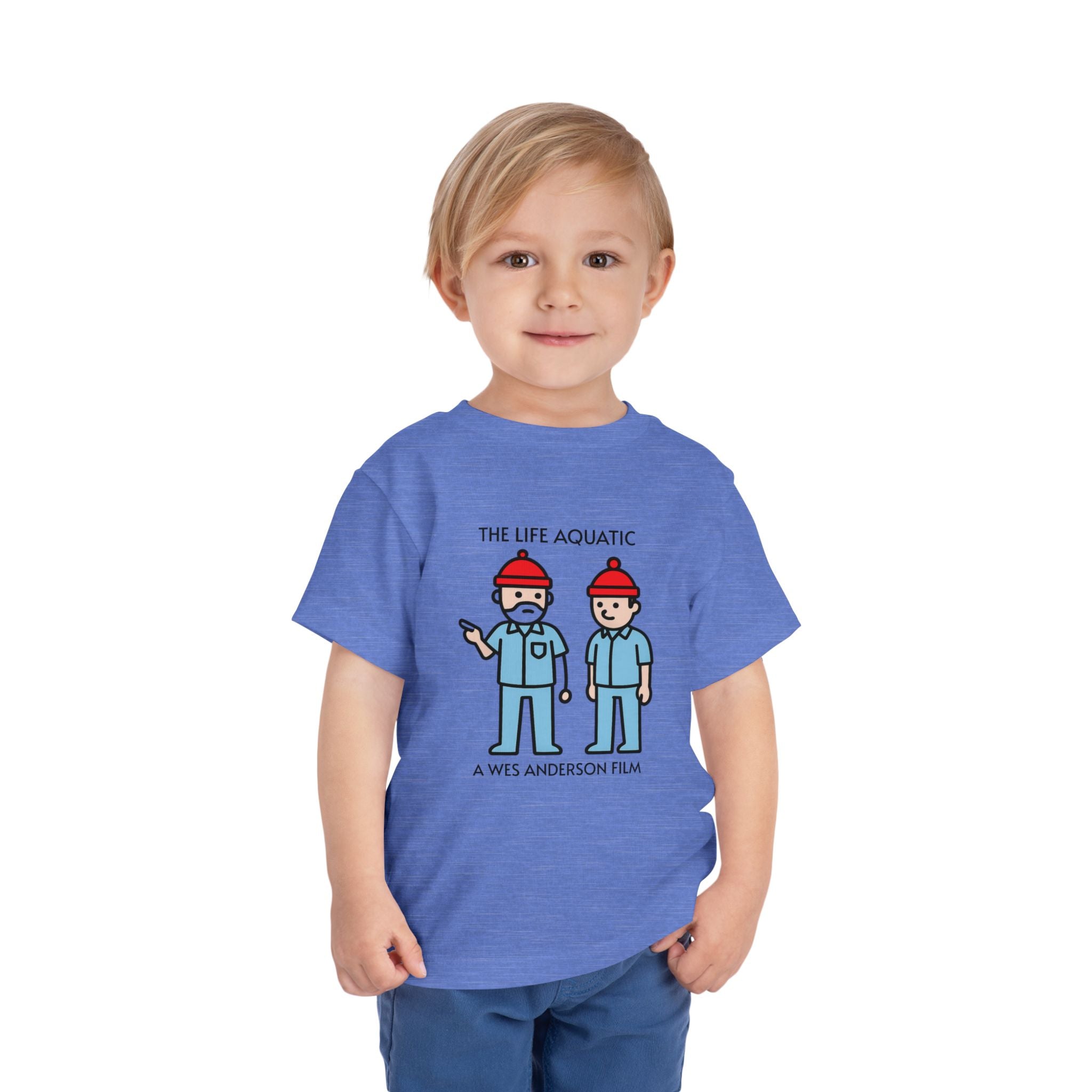 The Life Aquatic - Wes Anderson films - Retro Graphic Kids Shirt