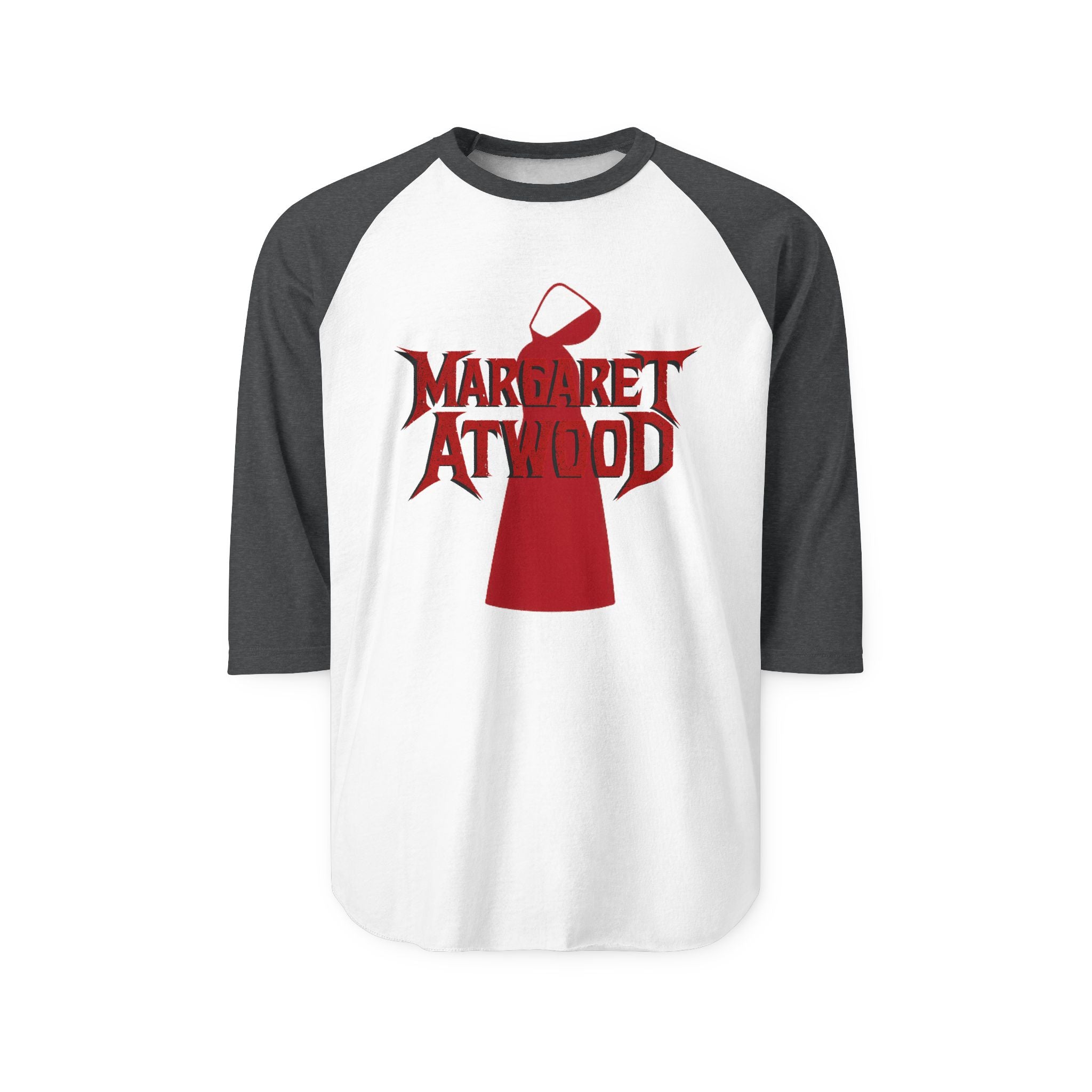 Margaret Atwood Heavy Metal Raglan Shirt — Literary Band Tee