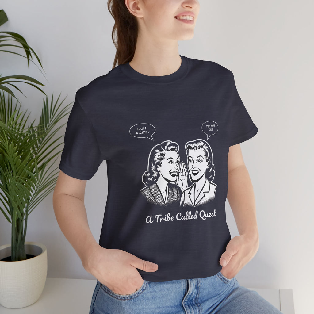 Can I Kick It? vintage 50s Housewife - hip-hop tribute (Unisex Tee)