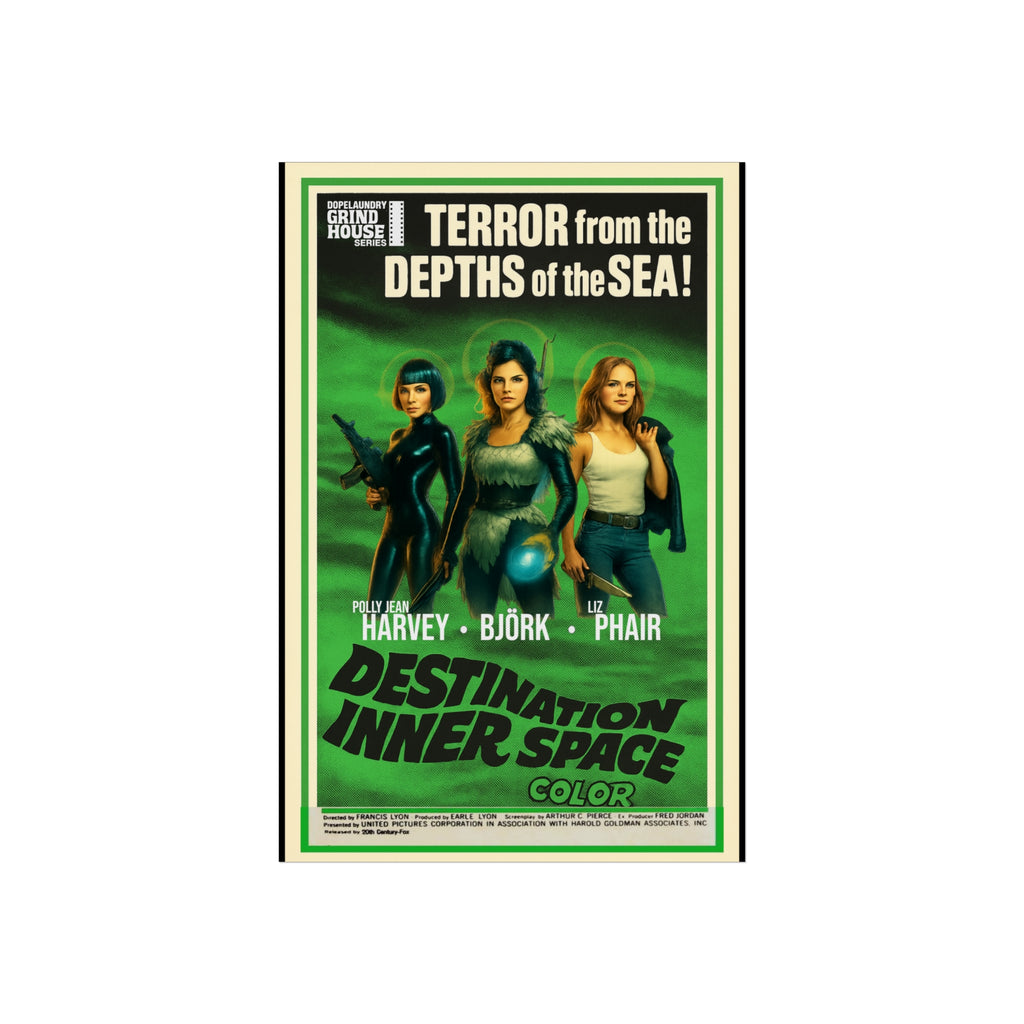 Destination Inner Space Vintage Horror Movie Poster