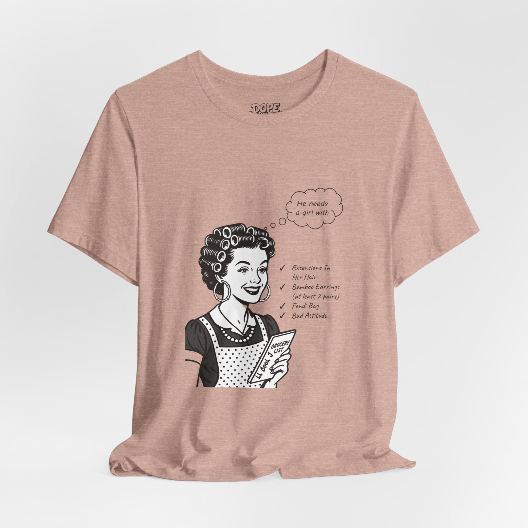 LL Cool J Music Mash-up/ Vintage 50s Housewife - "Around the Way Girl" Unisex Tee
