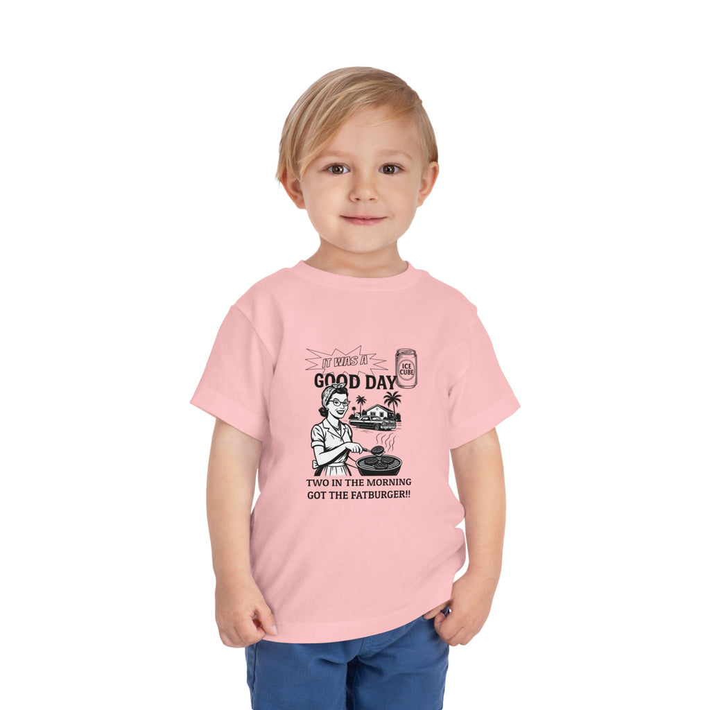Toddler Tee - Ice Cube - It Was a Good Day - Retro Graphic Kids Shirt