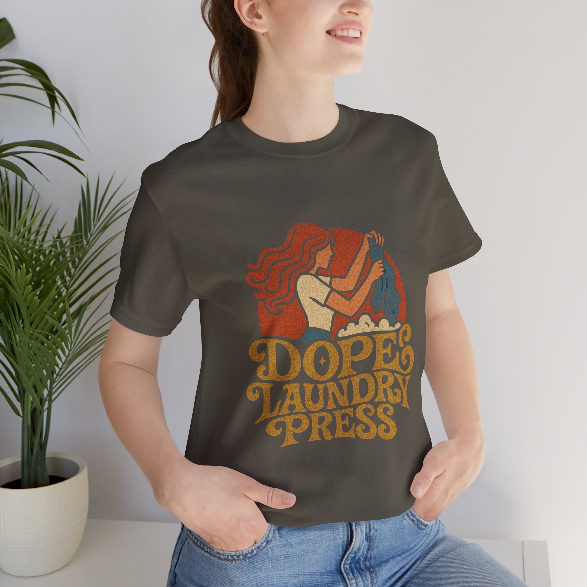 Dope Laundry Press 60s Logo Tee — Vintage Graphic T-Shirt