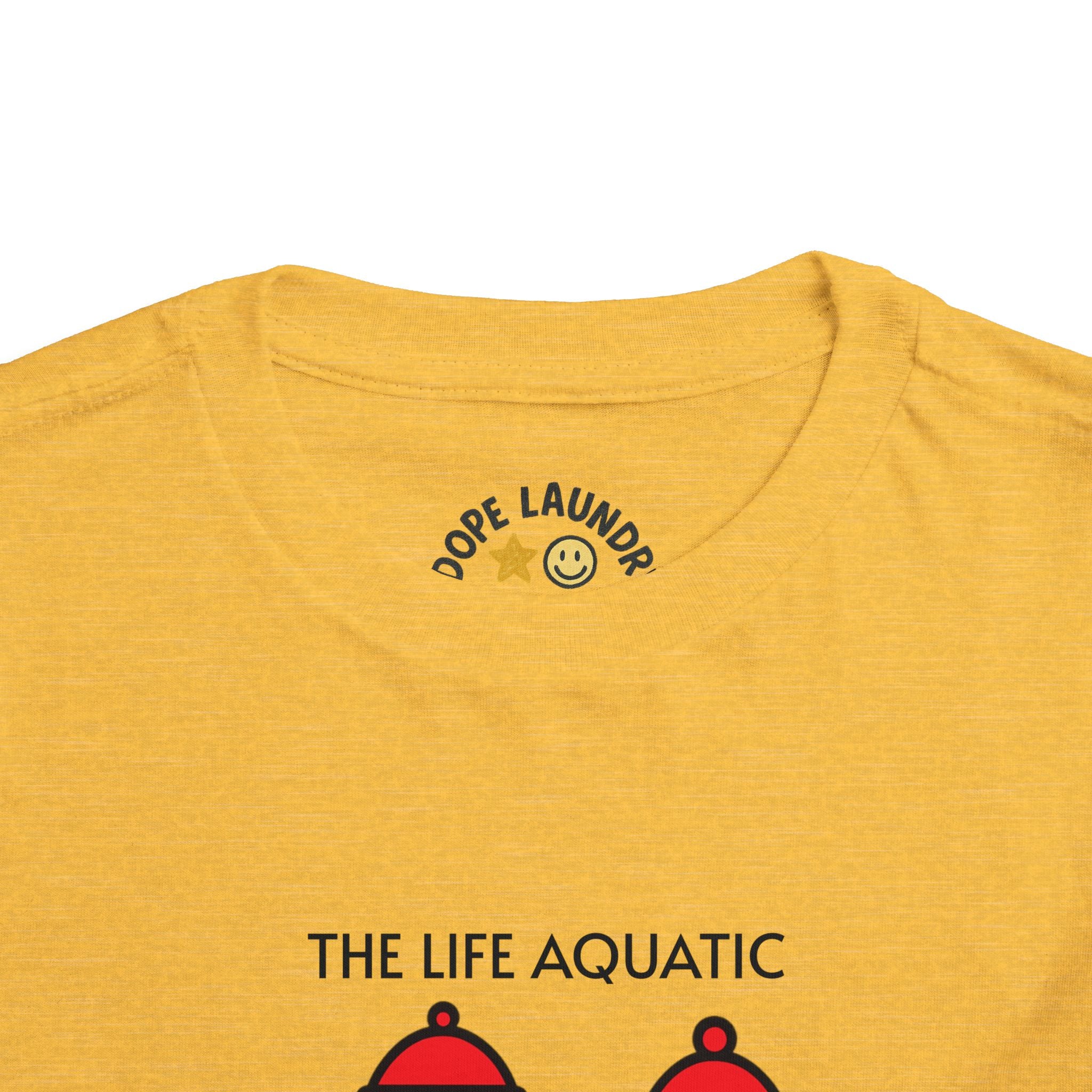 The Life Aquatic - Wes Anderson films - Retro Graphic Kids Shirt