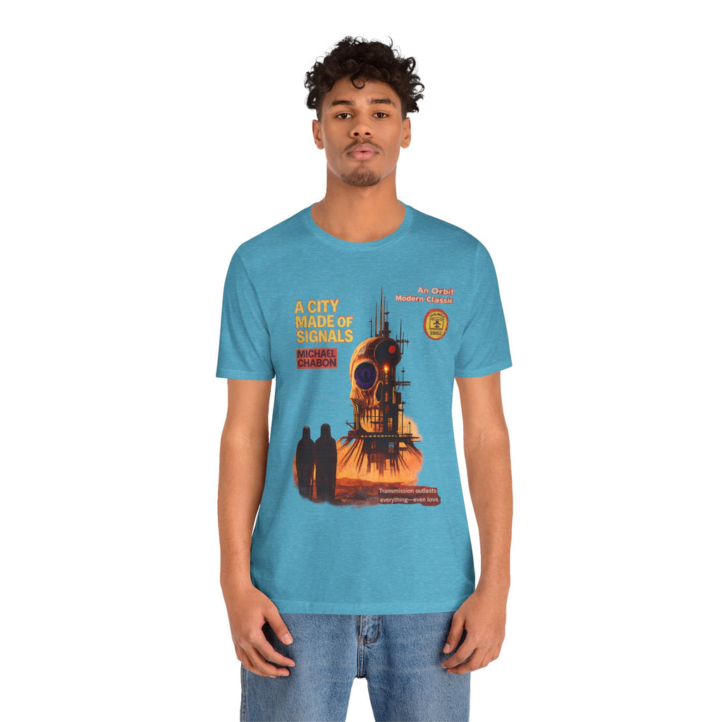 Michael Chabon - Sci-fi Book Cover (variant) - Vintage Graphic T-Shirt
