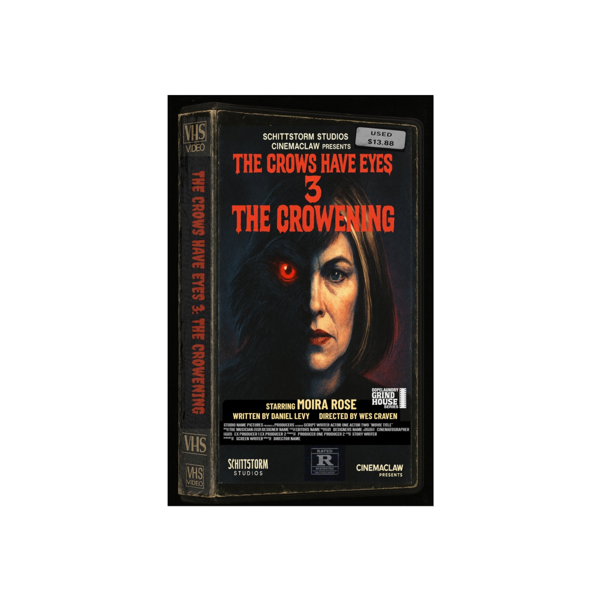 The Crows Have Eyes 3: The Crowening - Schitt's Creek Inspired Grind House Poster