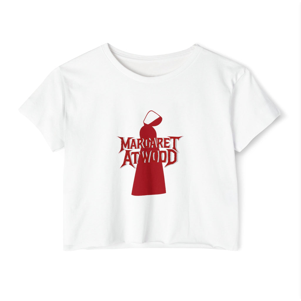 Margaret Atwood Festival Crop Top — Women's Literary Graphic Tee
