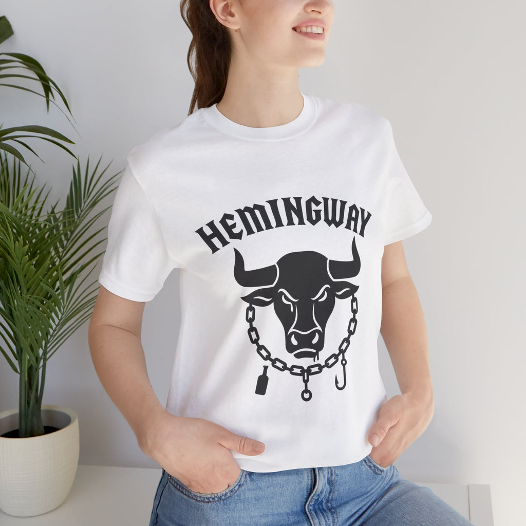 Hemingway Bull Vintage Graphic T-Shirt