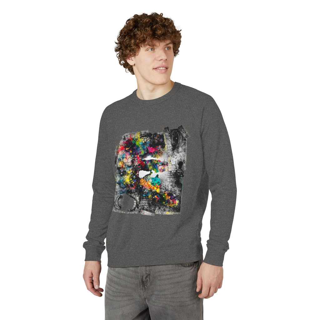 Splatterpaint Raglan Crewneck Sweatshirt