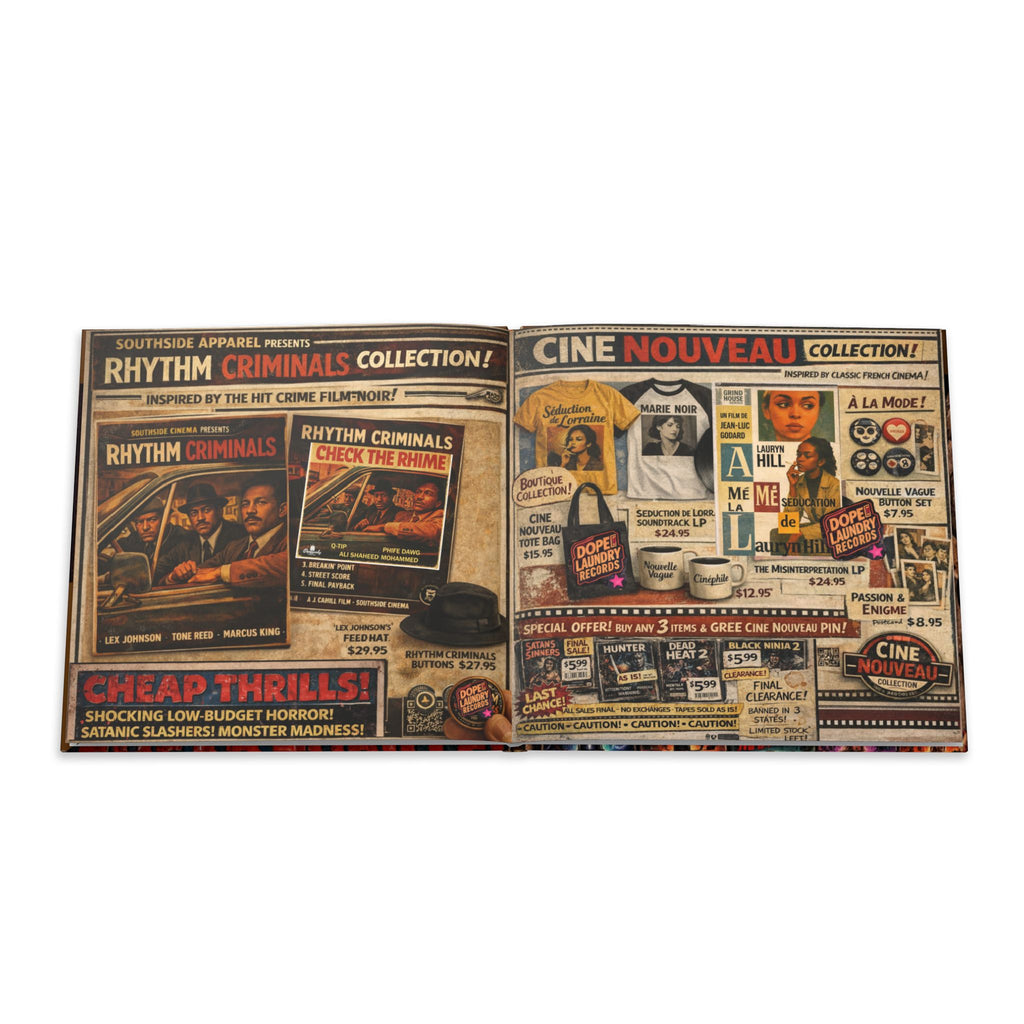 Hardcover Photo Book — Movie Mash-Up Universe: Retro Sci‑Fi Poster Collection