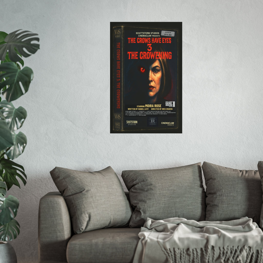 The Crows Have Eyes 3: The Crowening - Schitt's Creek Inspired Grind House Poster