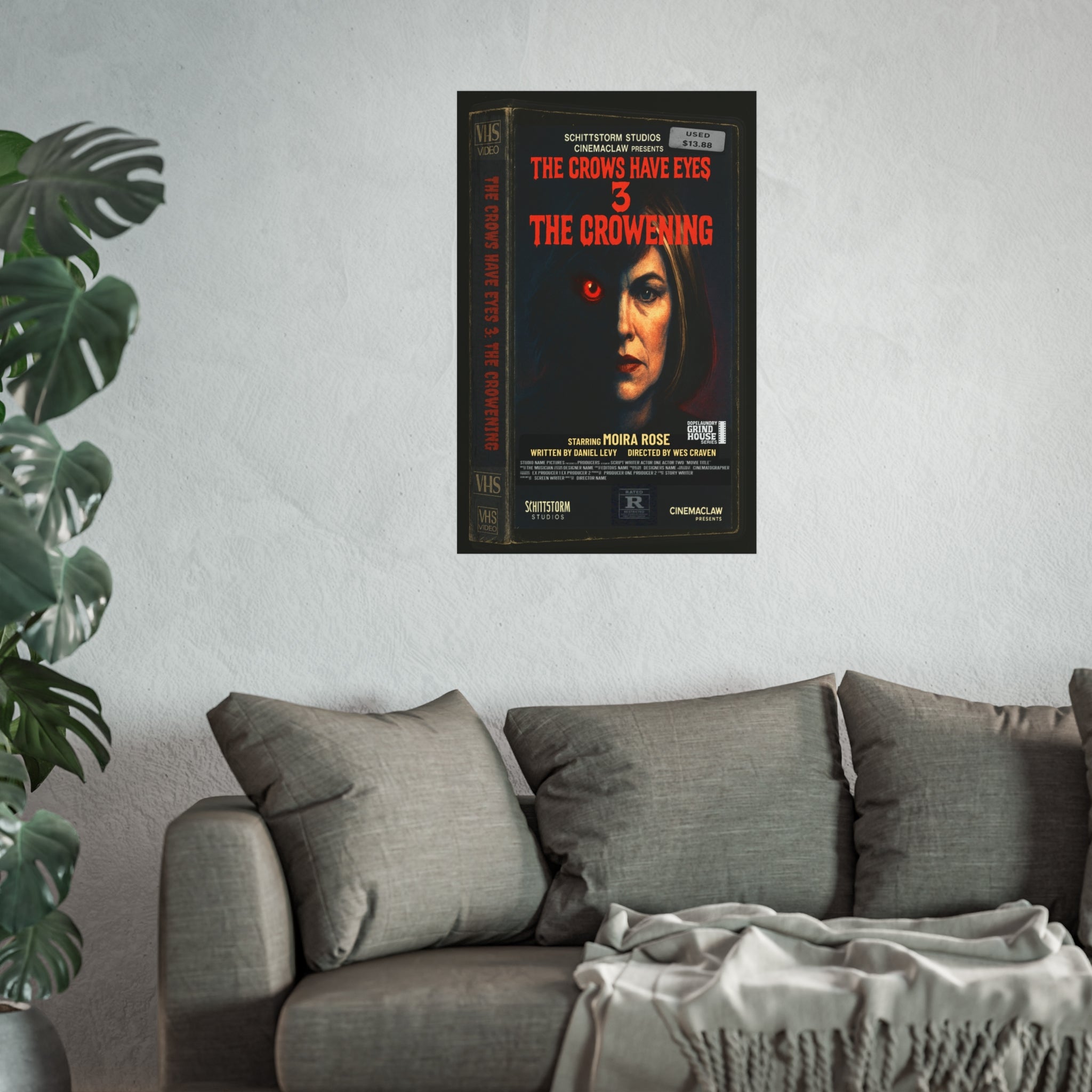 The Crows Have Eyes 3: The Crowening - Schitt's Creek Inspired Grind House Poster