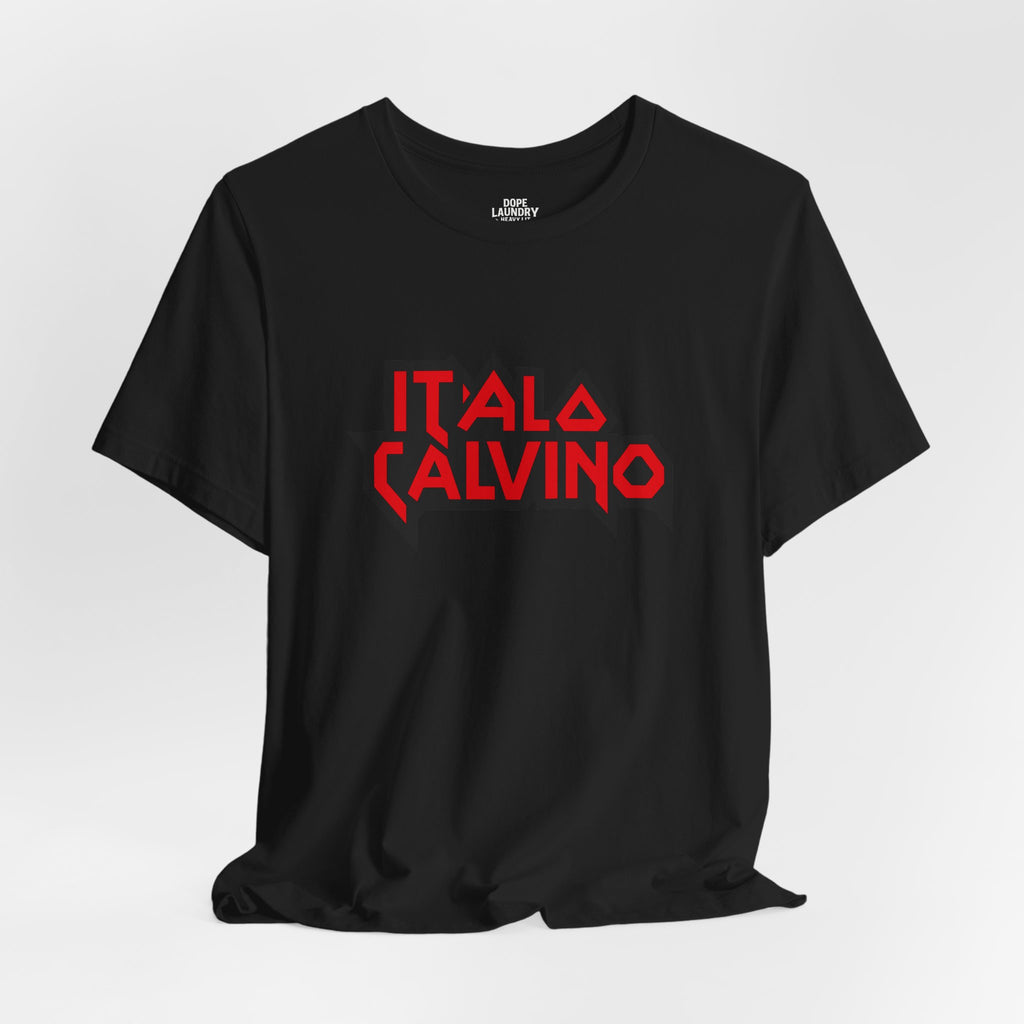 Italo Calvino 'Heavy Lit' Vintage Graphic T-Shirt