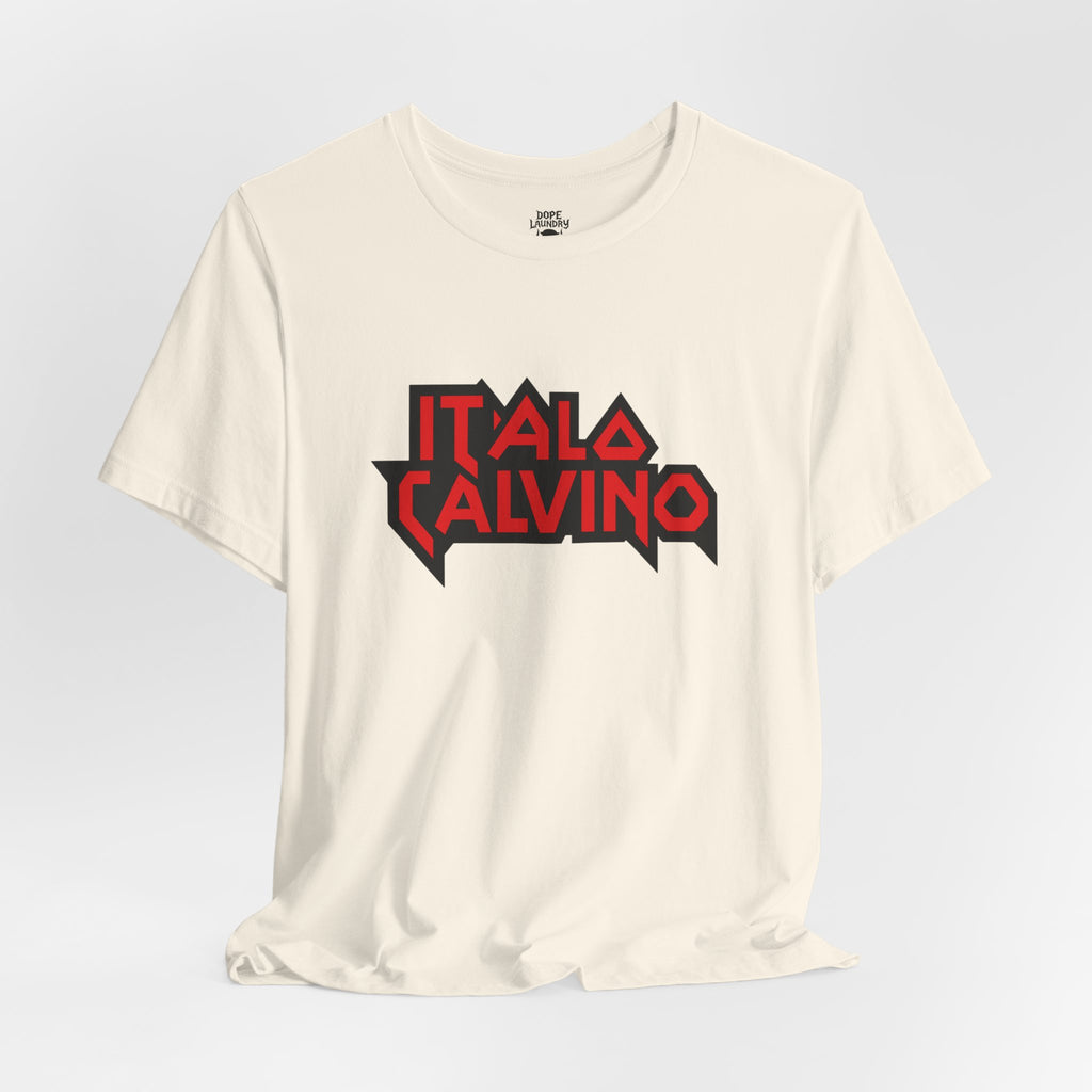 Italo Calvino 'Heavy Lit' Vintage Graphic T-Shirt