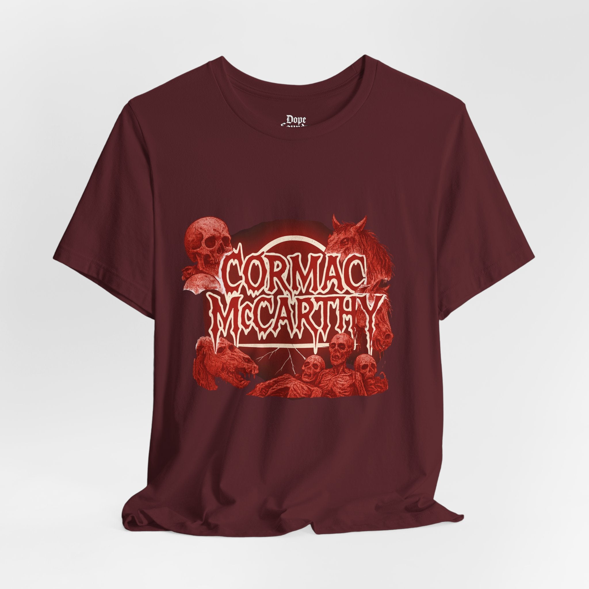 Cormac McCarthy Death Metal Tee — Band-Style Graphic T-Shirt